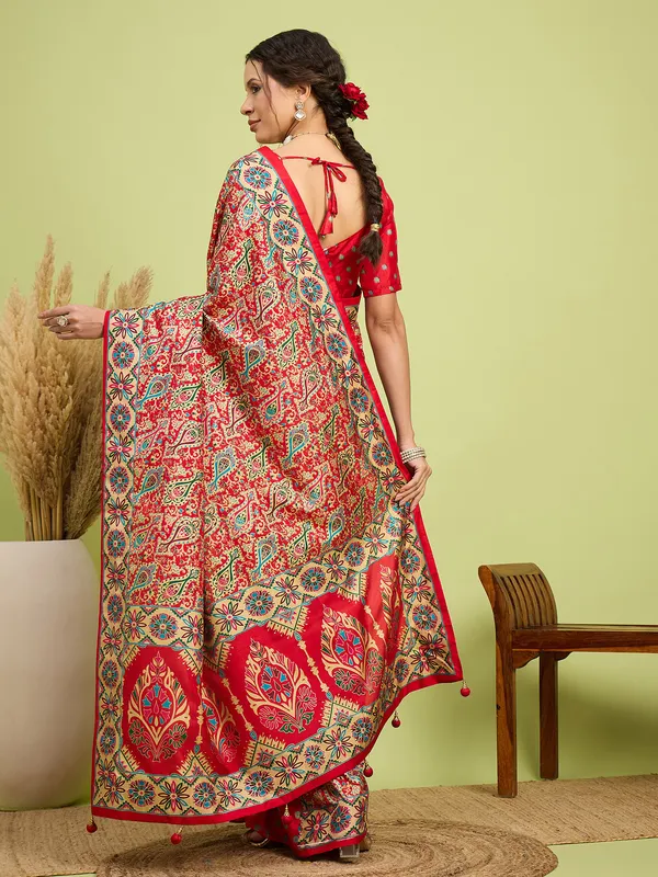 Women's_Silk_Blend_Assorted_Digital_Print_Designer_Saree_With_Blouse_Piece