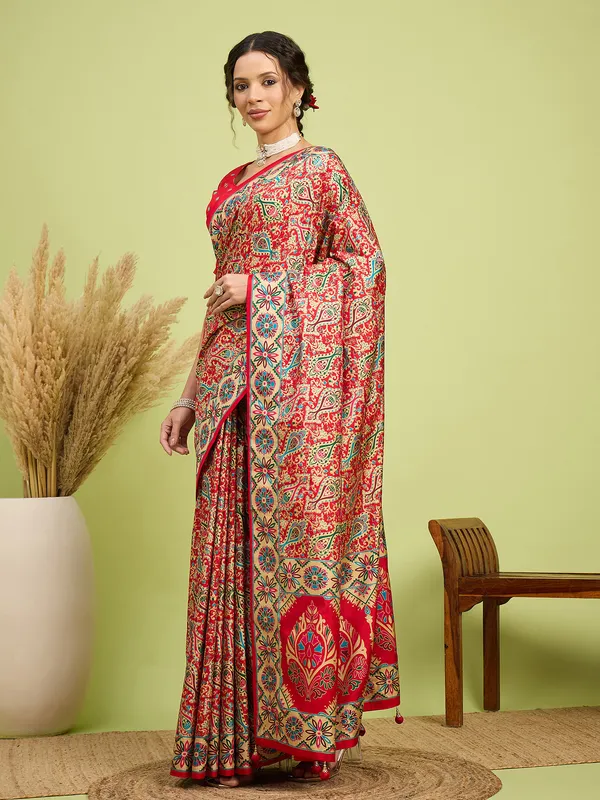 Women's_Silk_Blend_Assorted_Digital_Print_Designer_Saree_With_Blouse_Piece