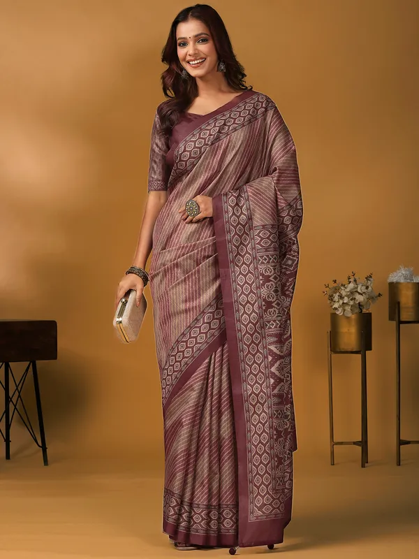 Women's_Silk_Blend_Mauve_Digital_Print_Designer_Saree_With_Blouse_Piece