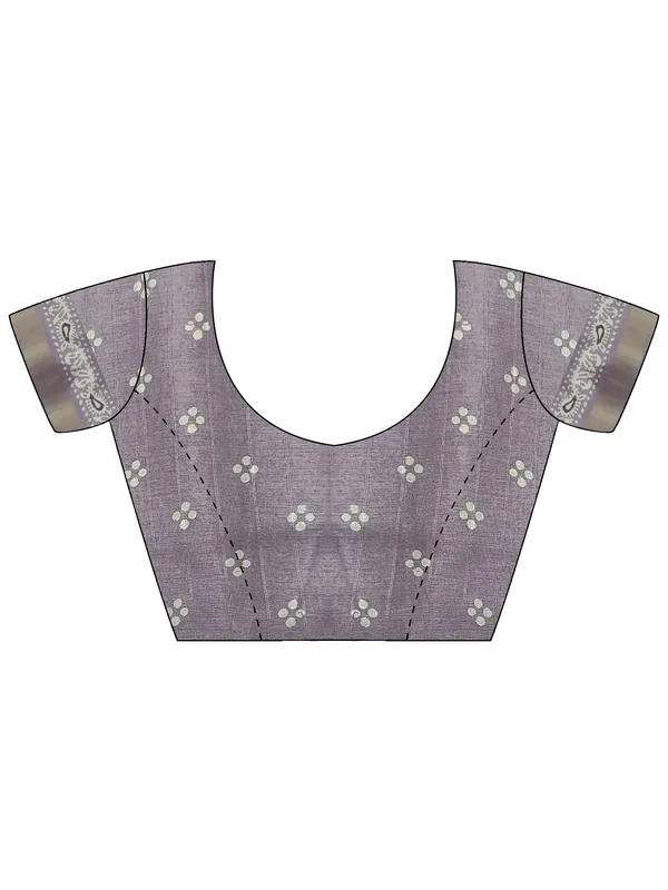 Women's_Silk_Blend_Mauve_Printed_Designer_Saree_With_Blouse_Piece