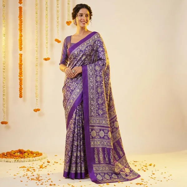 Women's_Crepe_Purple_Printed_Designer_Saree_With_Blouse_Piece