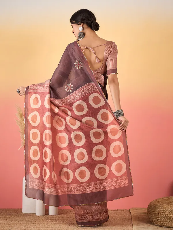 Women's_Silk_Blend_Light_Brown_Printed_Designer_Saree_With_Blouse_Piece