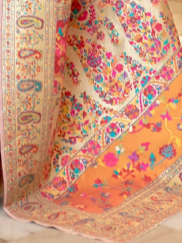 Women's_Silk_Blend_Cream_Woven_Design_Celebrity_Saree_With_Blouse_Piece