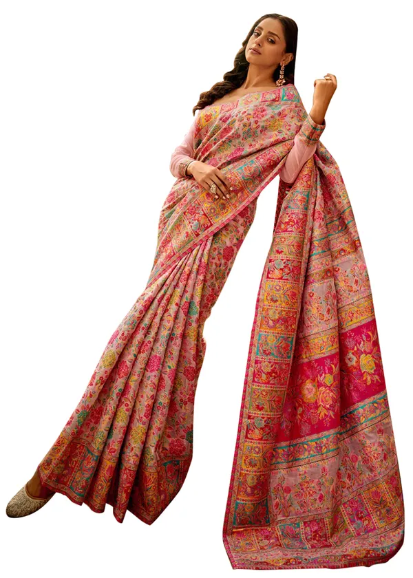 Women's_Cotton_Silk_Pink_Woven_Design_Designer_Saree_With_Blouse_Piece
