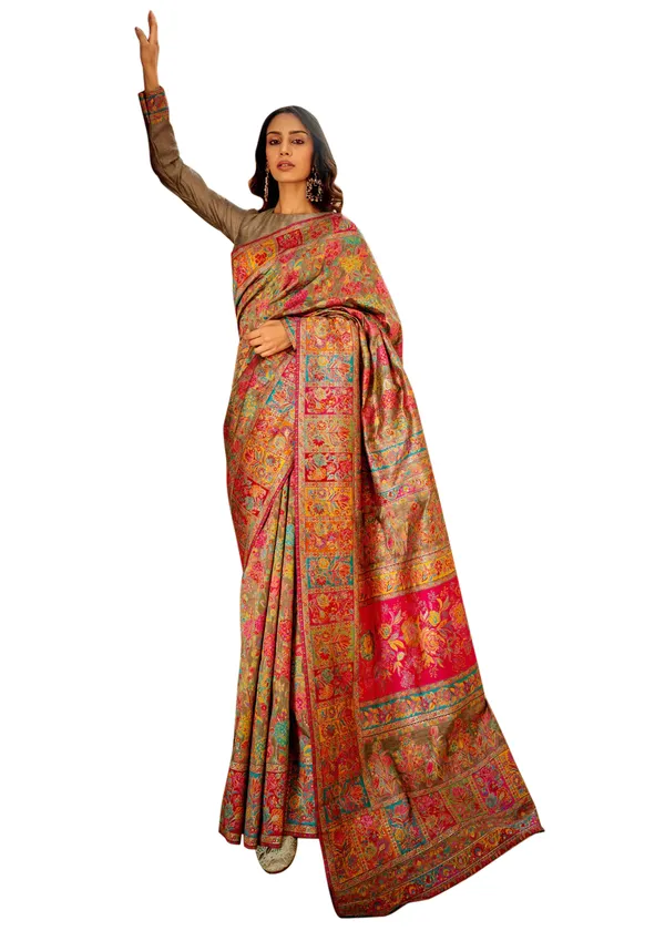 Women's_Cotton_Silk_Grey_Woven_Design_Designer_Saree_With_Blouse_Piece