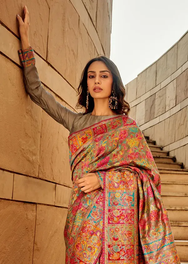 Women's_Cotton_Silk_Grey_Woven_Design_Designer_Saree_With_Blouse_Piece