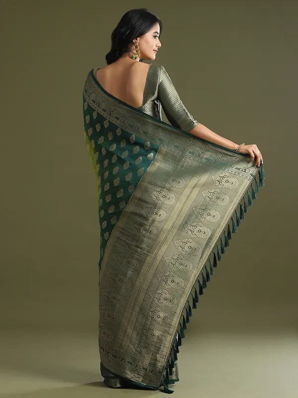 Women's_Georgette_Light_Green_Woven_Design_Designer_Saree_With_Blouse_Piece