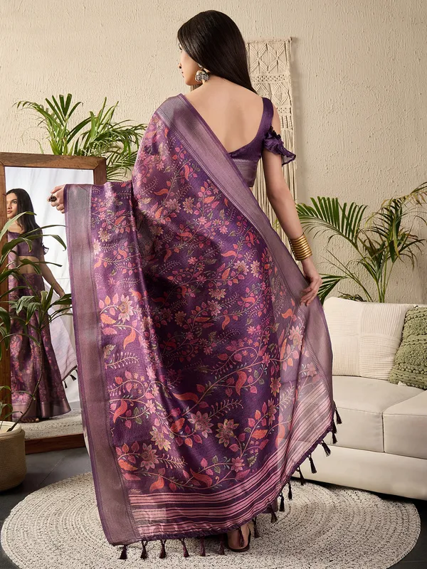 Women's_Kanjeevaram_Silk_Purple_Digital_Print_Designer_Saree_With_Blouse_Piece