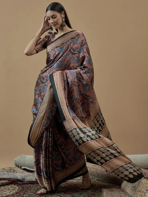Women's_Pure_Crepe_Mauve_Printed_Designer_Saree_With_Blouse_Piece