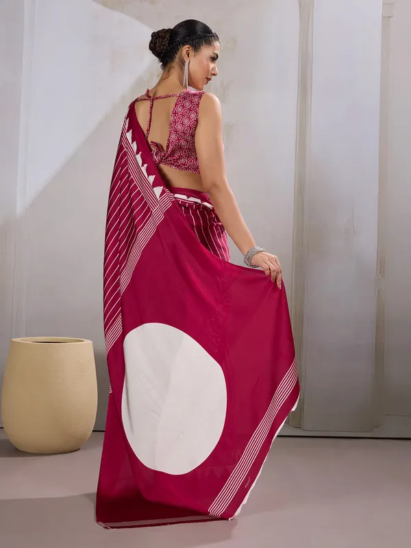 Women's_Satin_Burgundy_Printed_Designer_Saree_With_Blouse_Piece