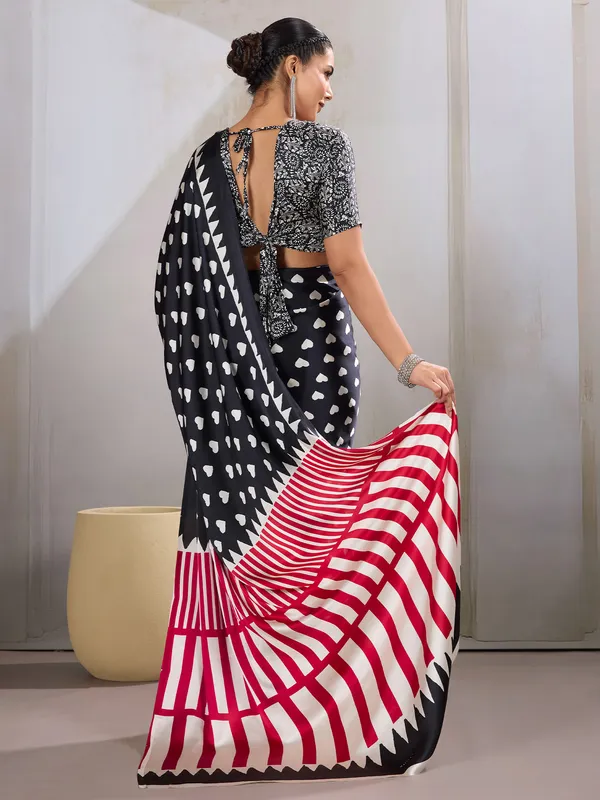 Women's_Satin_Black_Printed_Designer_Saree_With_Blouse_Piece
