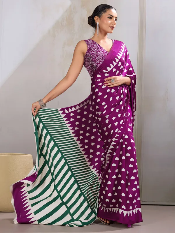Women's_Satin_Purple_Printed_Designer_Saree_With_Blouse_Piece