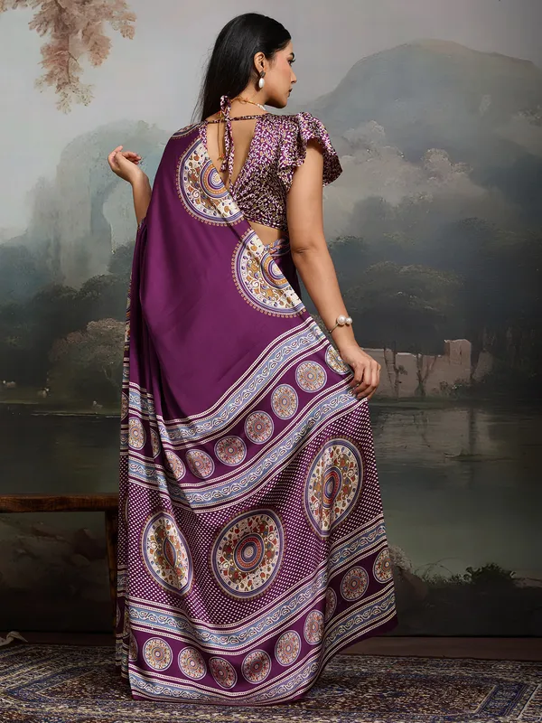 Women's_Satin_Purple_Printed_Designer_Saree_With_Blouse_Piece