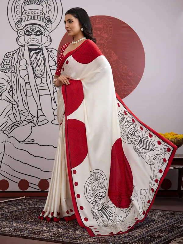 Women's_Satin_White_Printed_Designer_Saree_With_Blouse_Piece