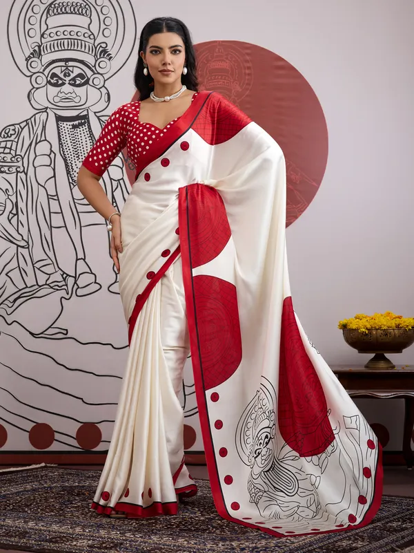 Women's_Satin_White_Printed_Designer_Saree_With_Blouse_Piece