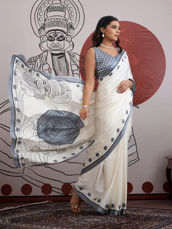 Women's_Satin_White_Printed_Designer_Saree_With_Blouse_Piece