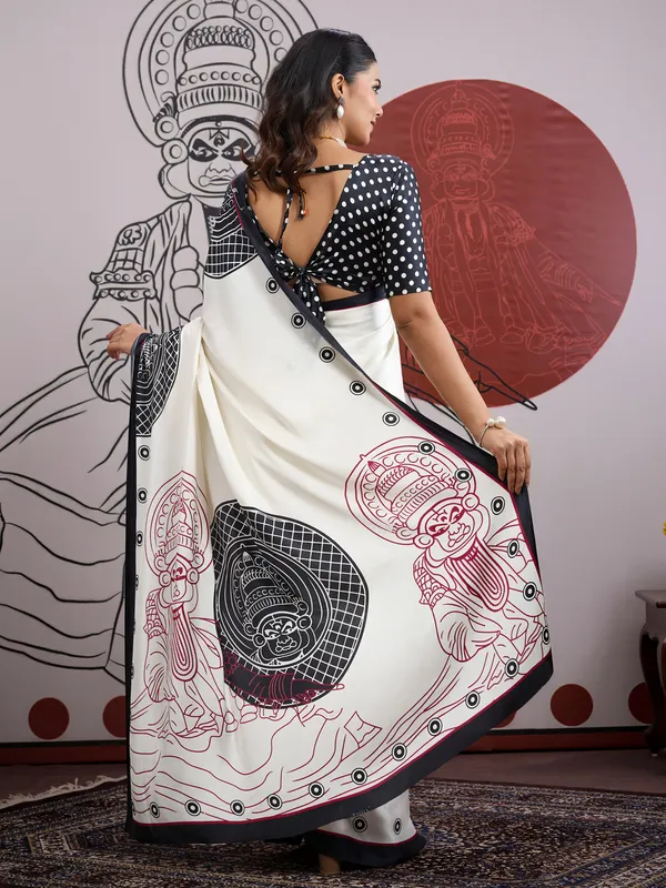 Women's_Satin_White_Printed_Designer_Saree_With_Blouse_Piece