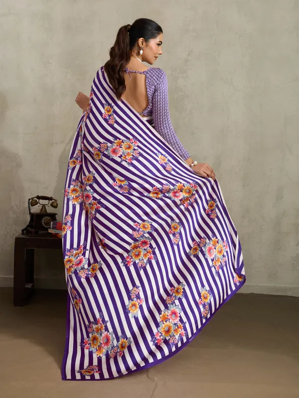 Women's_Satin_Purple_Printed_Designer_Saree_With_Blouse_Piece
