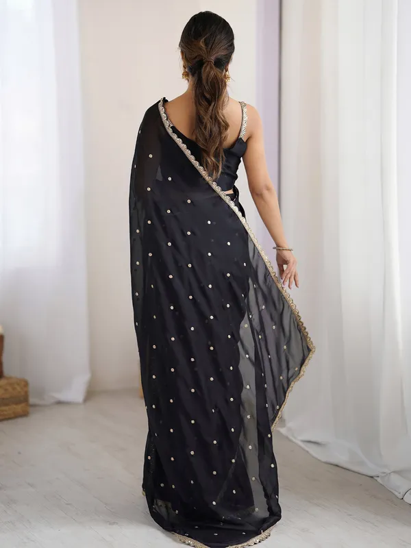 Women's_Pure_Georgette_Black_Embellished_Designer_Saree_With_Blouse_Piece