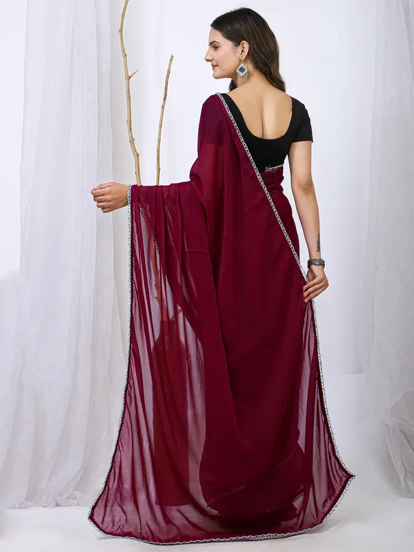 Women's_Georgette_Maroon_Embellished_Designer_Saree_With_Blouse_Piece