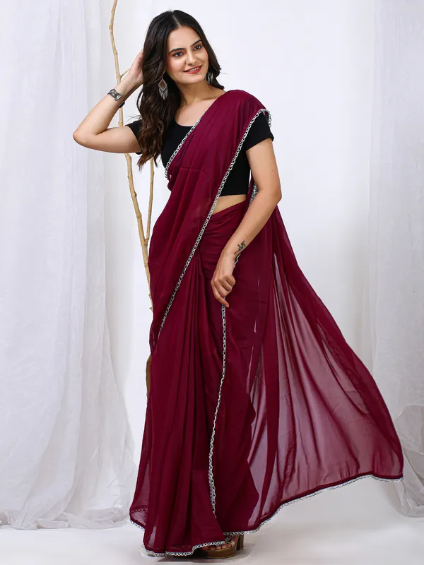 Women's_Georgette_Maroon_Embellished_Designer_Saree_With_Blouse_Piece