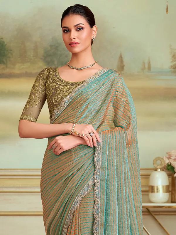 Women's_Georgette_Light_Green_Embellished_Designer_Saree_With_Blouse_Piece