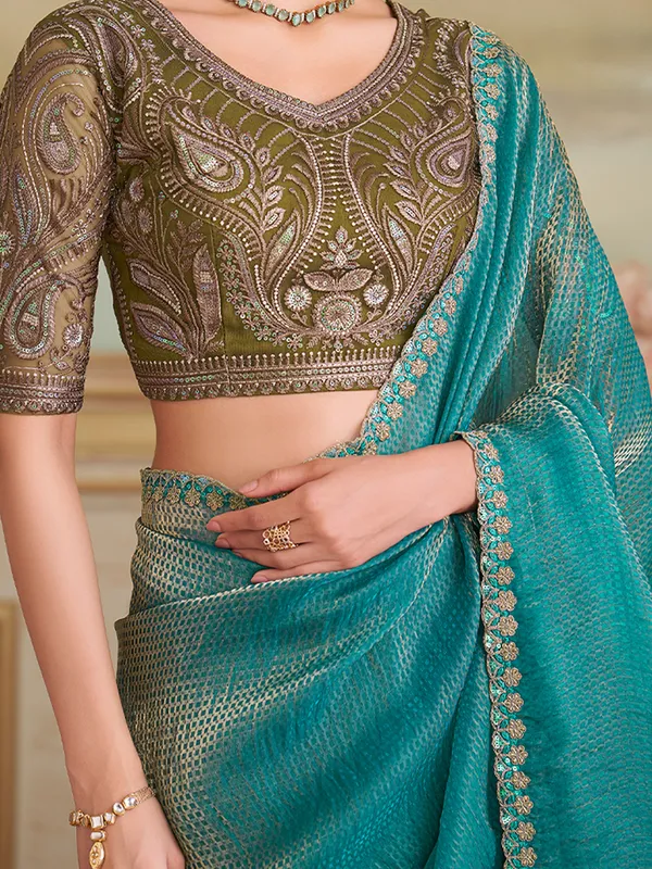 Women's_Georgette_Light_Blue_Embellished_Designer_Saree_With_Blouse_Piece
