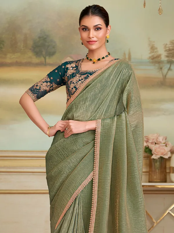 Women's_Georgette_Green_Embellished_Designer_Saree_With_Blouse_Piece