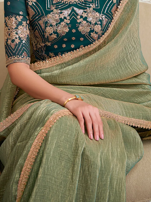 Women's_Georgette_Green_Embellished_Designer_Saree_With_Blouse_Piece