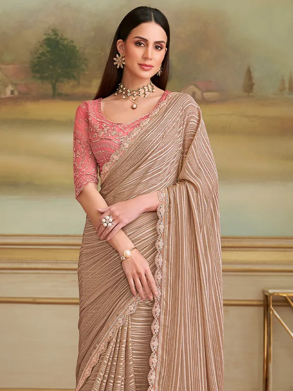 Women's_Georgette_Beige_Embellished_Designer_Saree_With_Blouse_Piece