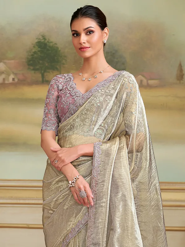 Women's_Georgette_Silver_Embellished_Designer_Saree_With_Blouse_Piece