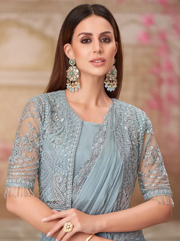 Women's_Pure_Georgette_Light_Blue_Embellished_Designer_Saree_With_Blouse_Piece