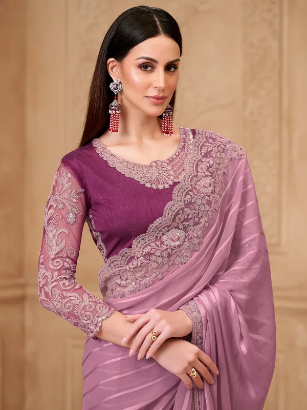 Women's_Georgette_Pink_Embellished_Designer_Saree_With_Blouse_Piece