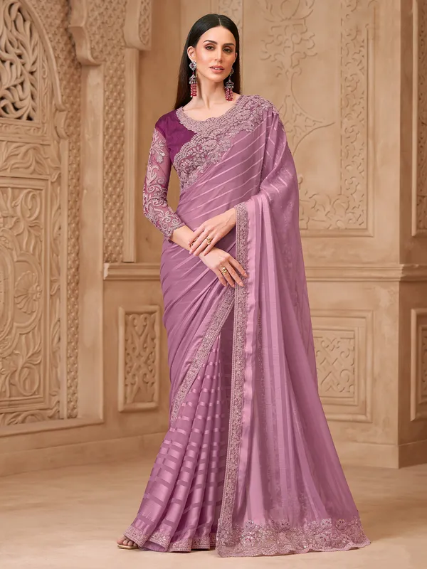 Women's_Georgette_Pink_Embellished_Designer_Saree_With_Blouse_Piece