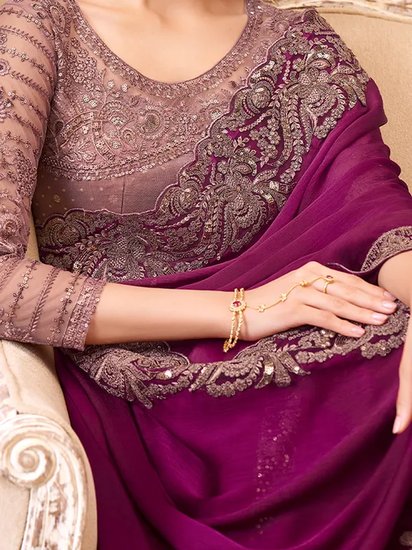 Women's_Georgette_Purple_Embellished_Designer_Saree_With_Blouse_Piece