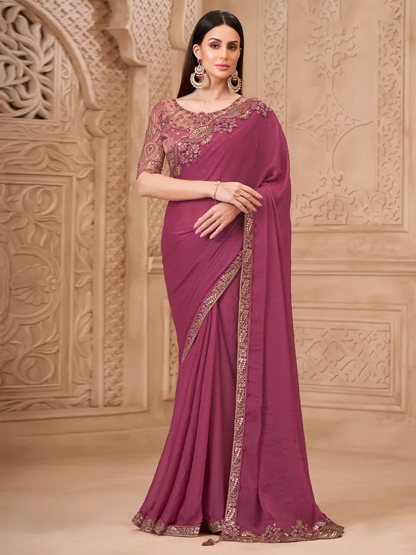 Women's_Georgette_Mauve_Embellished_Designer_Saree_With_Blouse_Piece