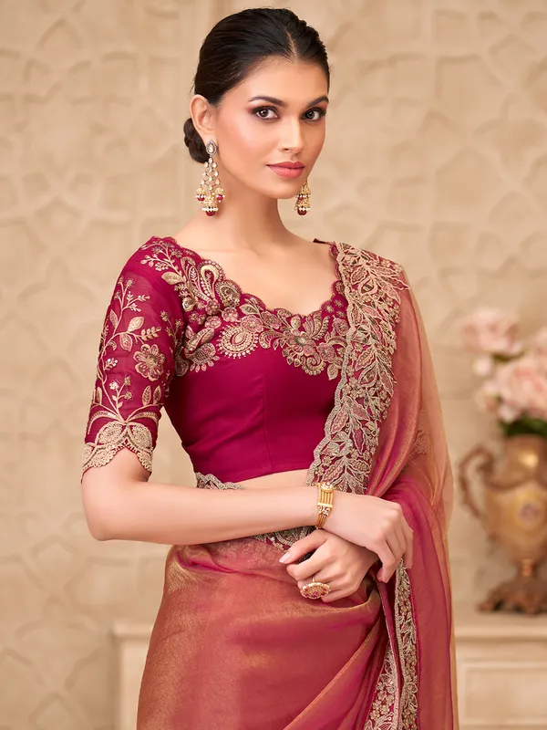 Women's_Georgette_Pink_Embellished_Designer_Saree_With_Blouse_Piece
