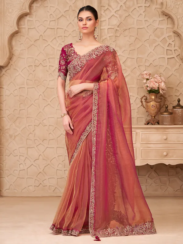 Women's_Georgette_Pink_Embellished_Designer_Saree_With_Blouse_Piece