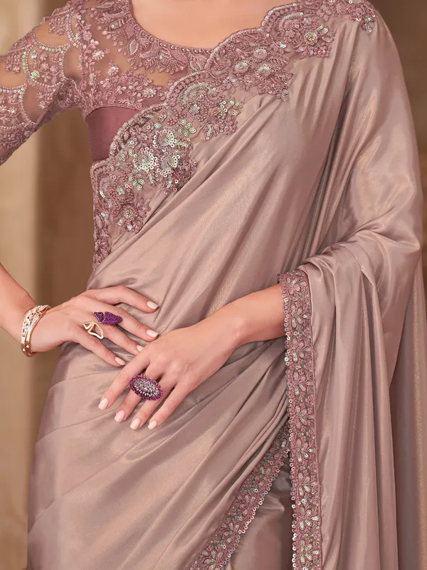 Women's_Georgette_Beige_Embellished_Designer_Saree_With_Blouse_Piece