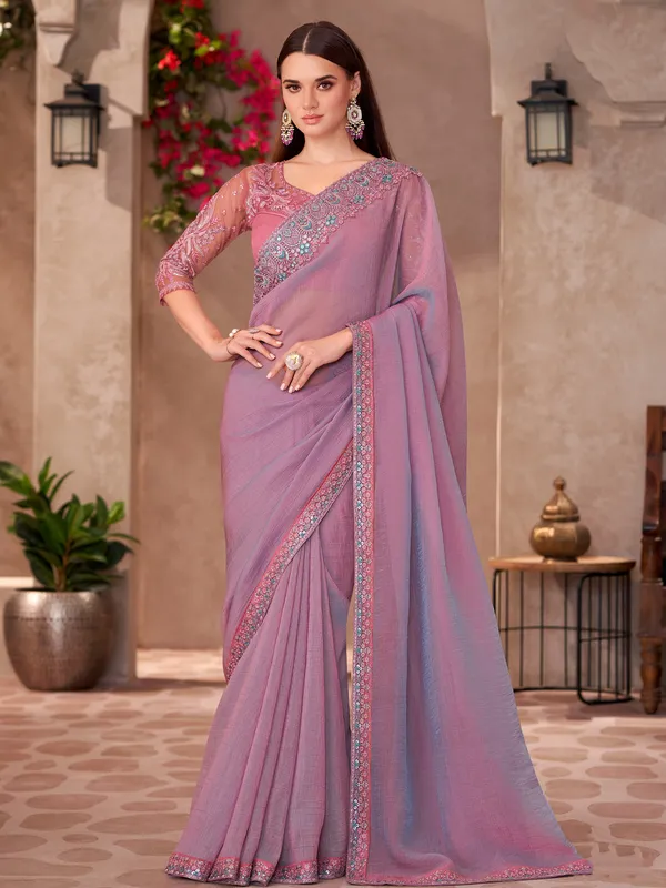 Women's_Georgette_Mauve_Embellished_Designer_Saree_With_Blouse_Piece