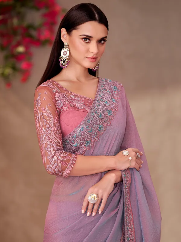 Women's_Georgette_Mauve_Embellished_Designer_Saree_With_Blouse_Piece
