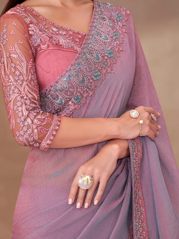 Women's_Georgette_Mauve_Embellished_Designer_Saree_With_Blouse_Piece