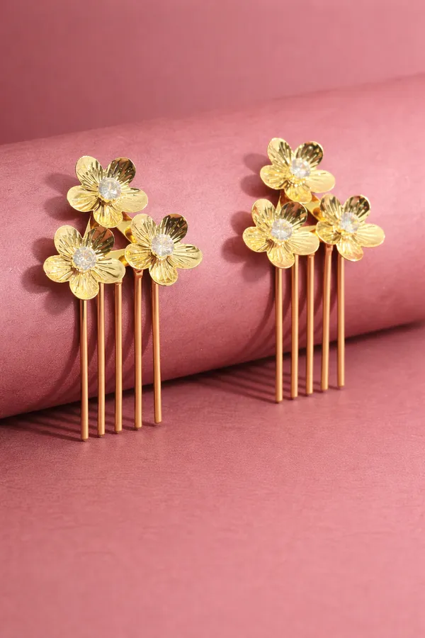 Gold-Polished_Glowline_Floral_Earrings