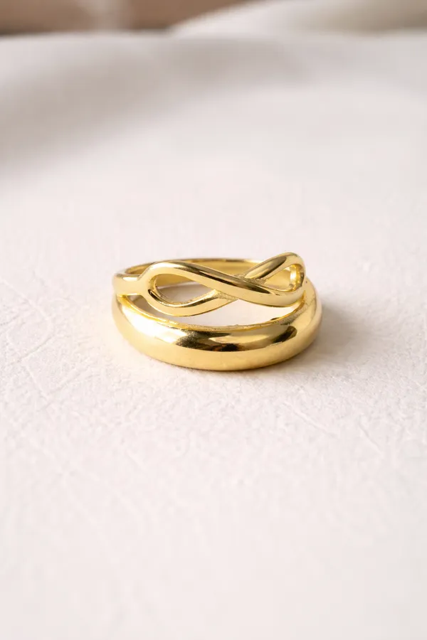 22K_Gold_Plated_Timeless_Loop_Ring