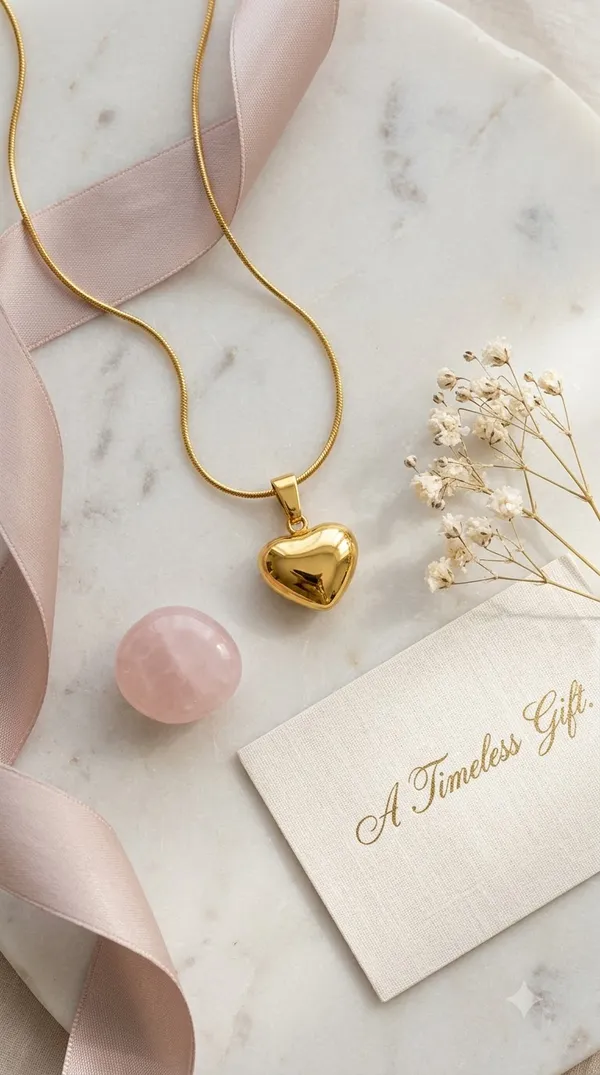 18K_Gold_Plated_Timeless_Heart_Pendant