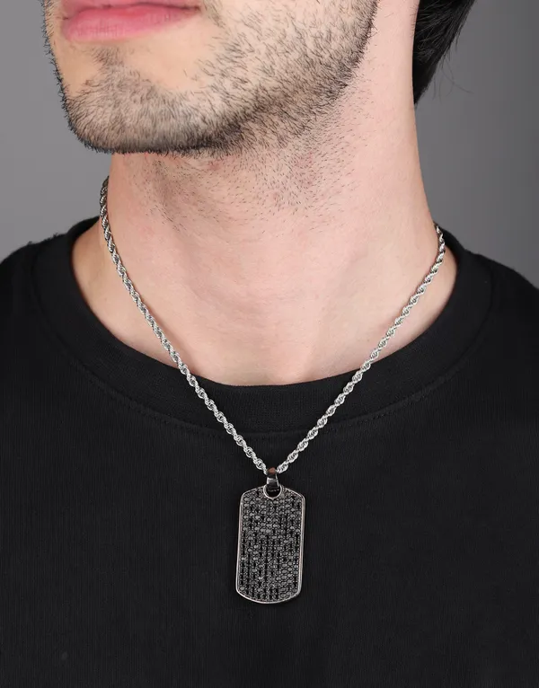 Millitary_Dog_Tag_Iced_Out_Pendant_(Black_Onyx)