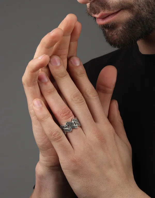 Miami_Cuban_Iced_Out_Ring_(Black_Onyx)