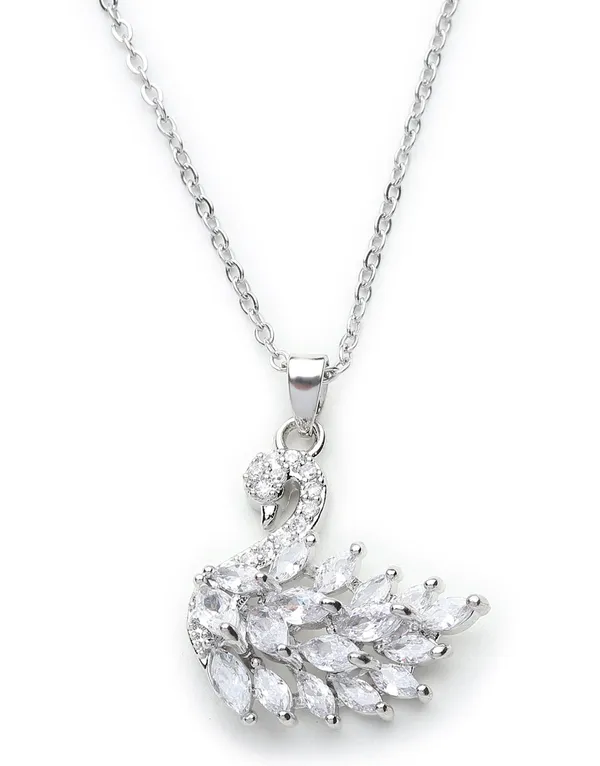 Dancing_Swan_Silver_Necklace