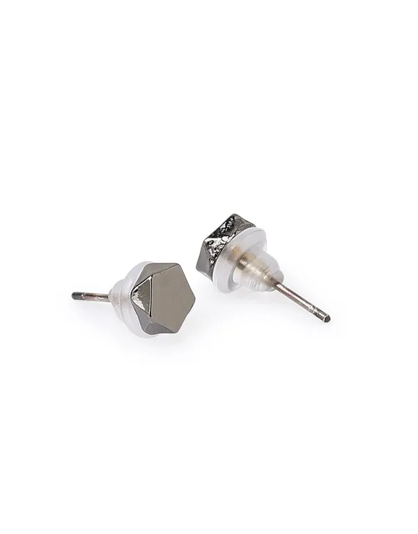 Diamond_Edge_Stud_Black_Earrings