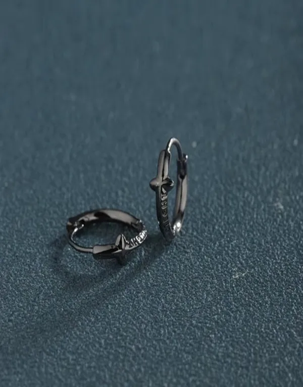 Anchor_Hoop_Earrings